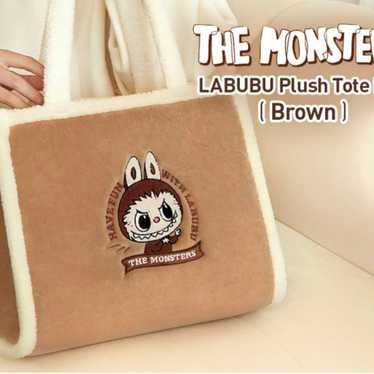 Labubu LABUBU TOTE BAG Plush Tote Bag (Brown)