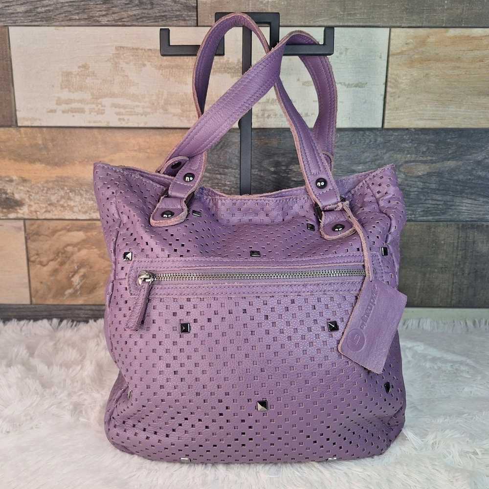 LP By Linea Pelle Perforated Leather Shoulder Bag… - image 1