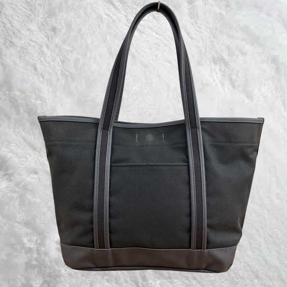 Porter Porter Girl Tote Bag M Black Dot Logo Canv… - image 4