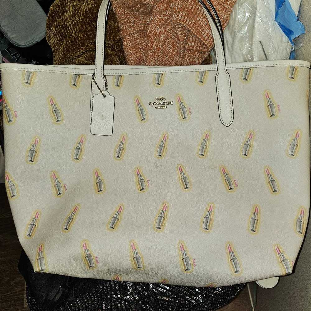 Coach lipstick tote - image 1