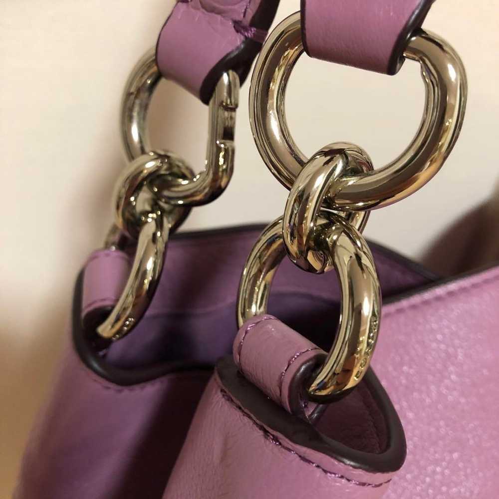 COACH Shoulder Bag Purple Leather. - image 10