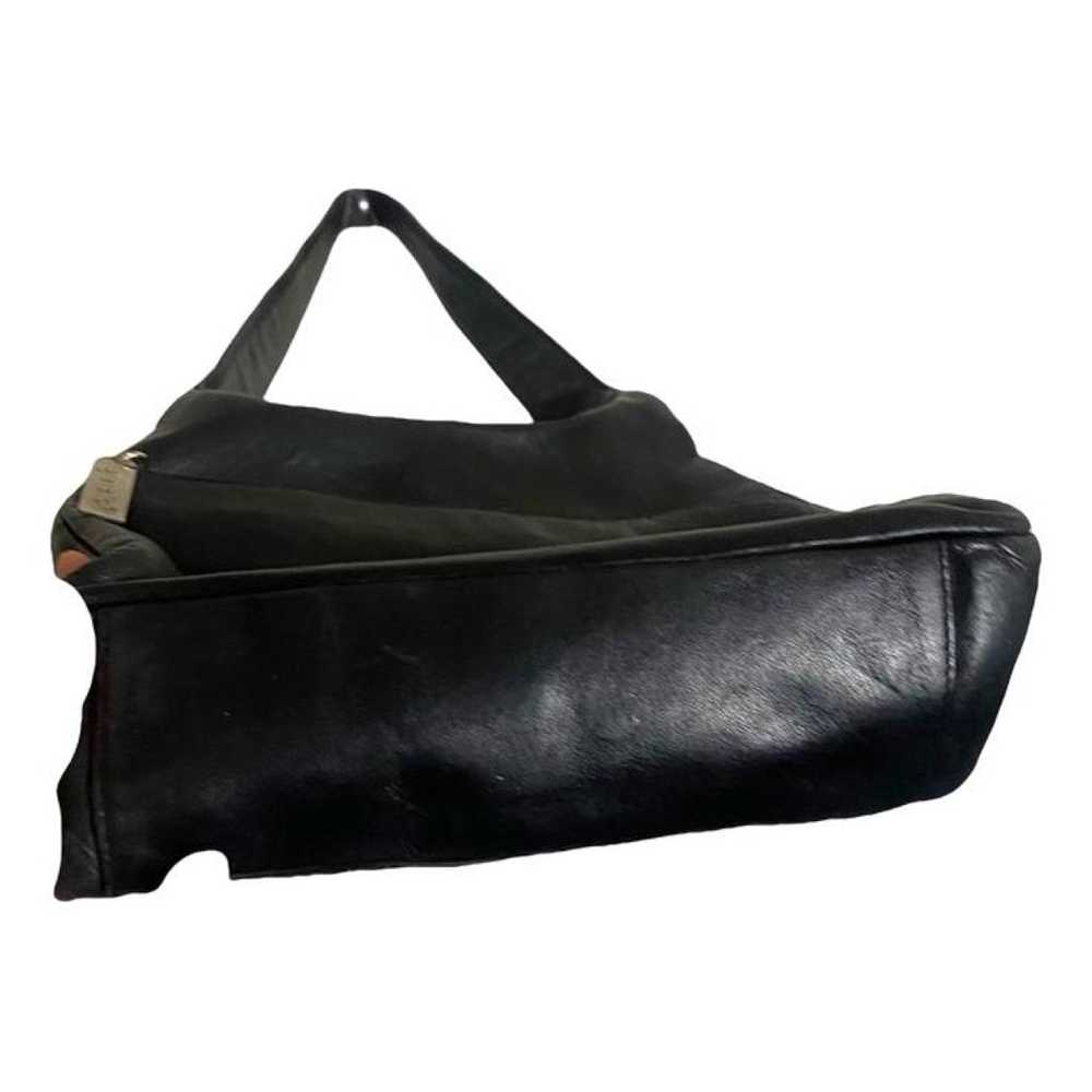 Non Signé / Unsigned Leather handbag - image 2