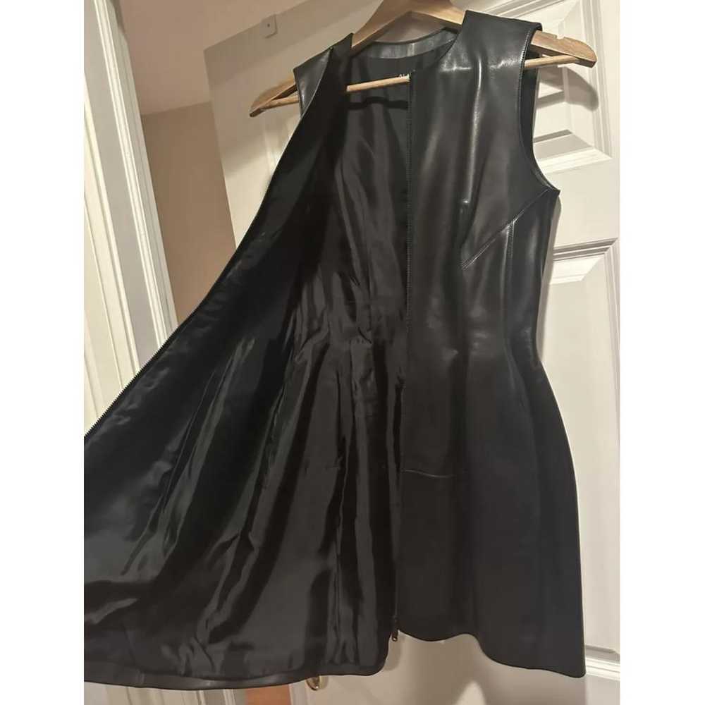 Alaïa Leather mini dress - image 4