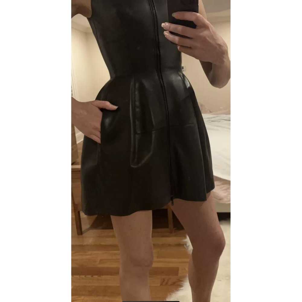 Alaïa Leather mini dress - image 6