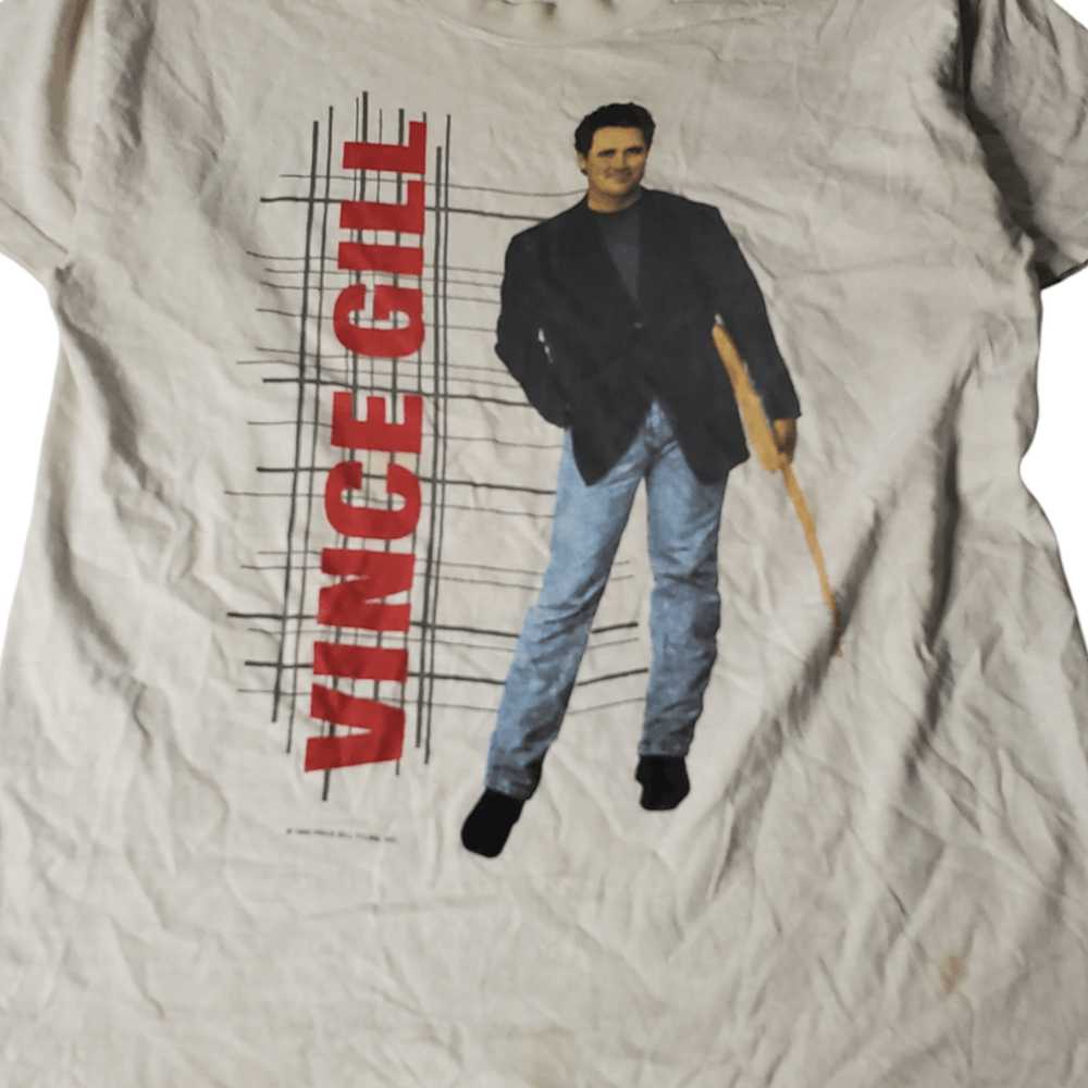 Band Tees × Vintage 1996 Vince Gill When Love Fin… - image 2