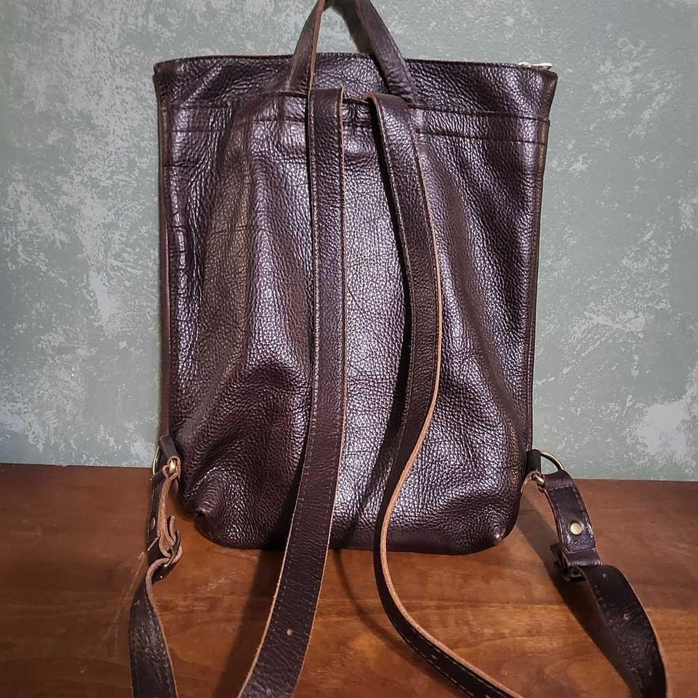 Portland Leather Goods Laptop Backpack Cold Brew - image 2