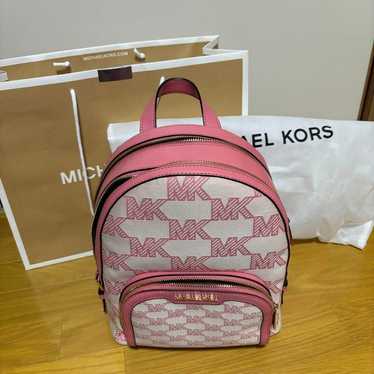 MICHAEL KORS MK Logo Backpack Pink - image 1