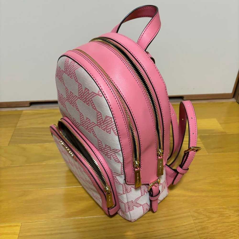 MICHAEL KORS MK Logo Backpack Pink - image 4