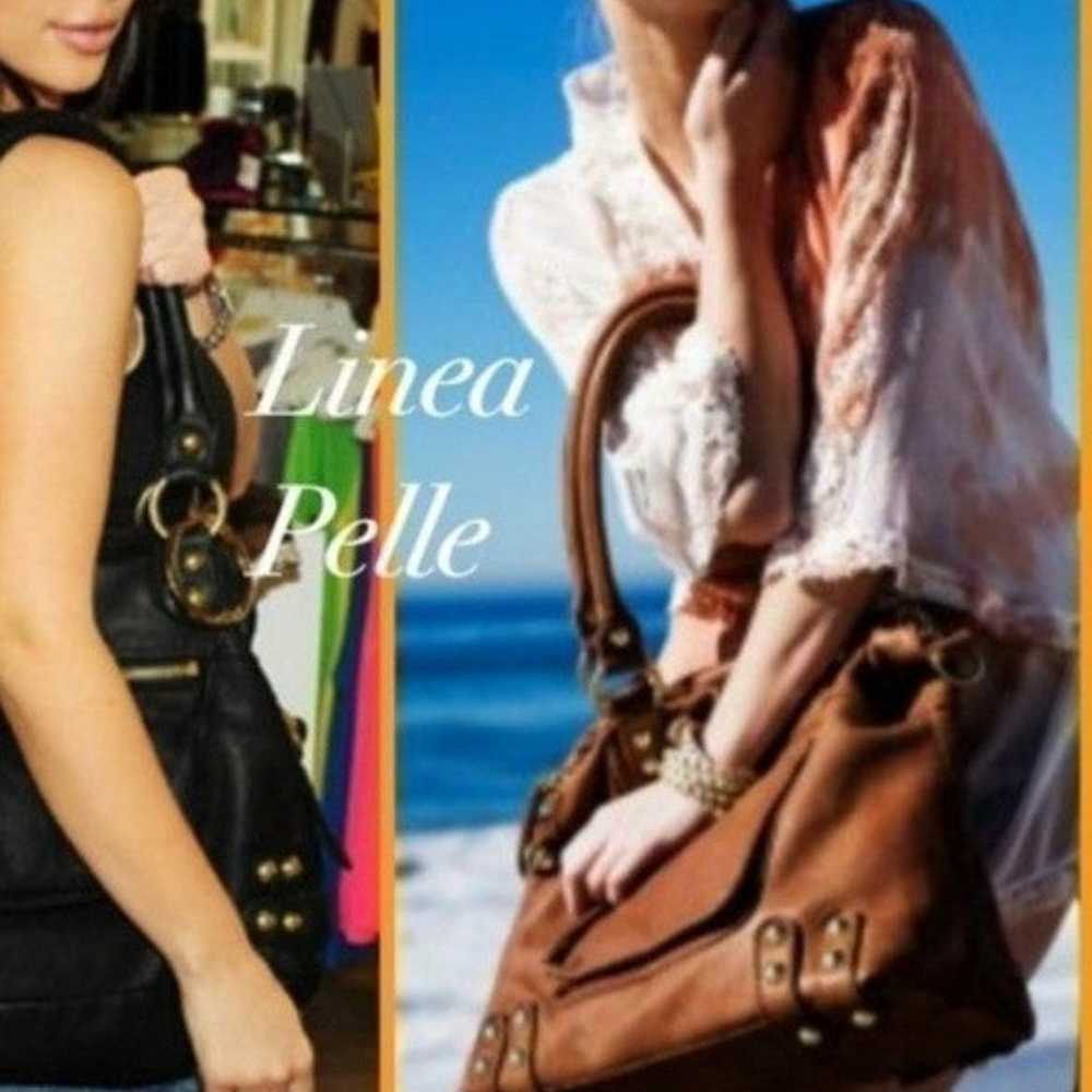 Linea Pelle dylan speedy y2k tote bag purse satch… - image 12