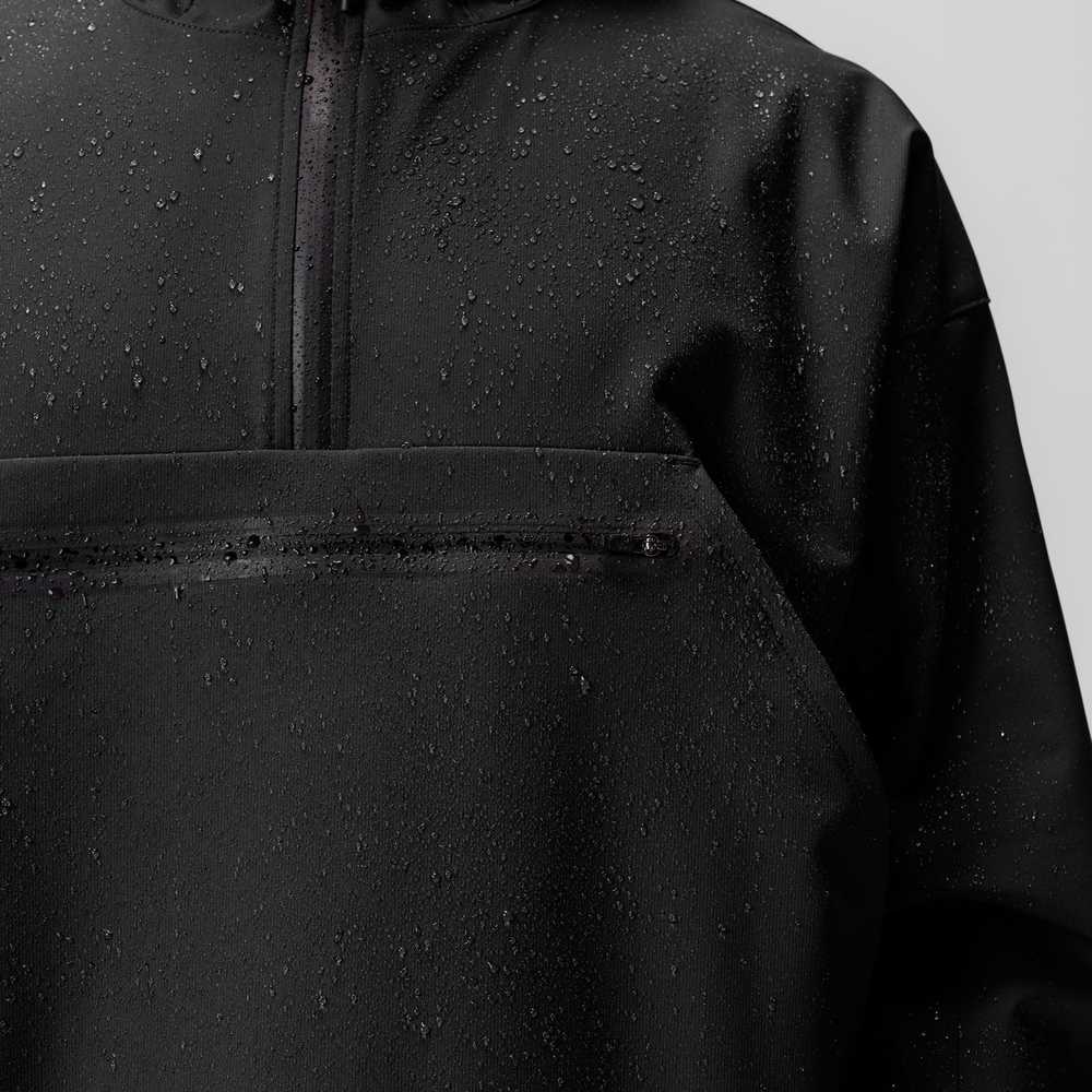 ASRV 0717. Weather-Ready Anorak Jacket - Black "P… - image 3