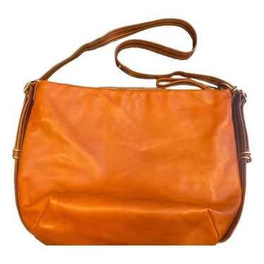 Non Signé / Unsigned Leather satchel