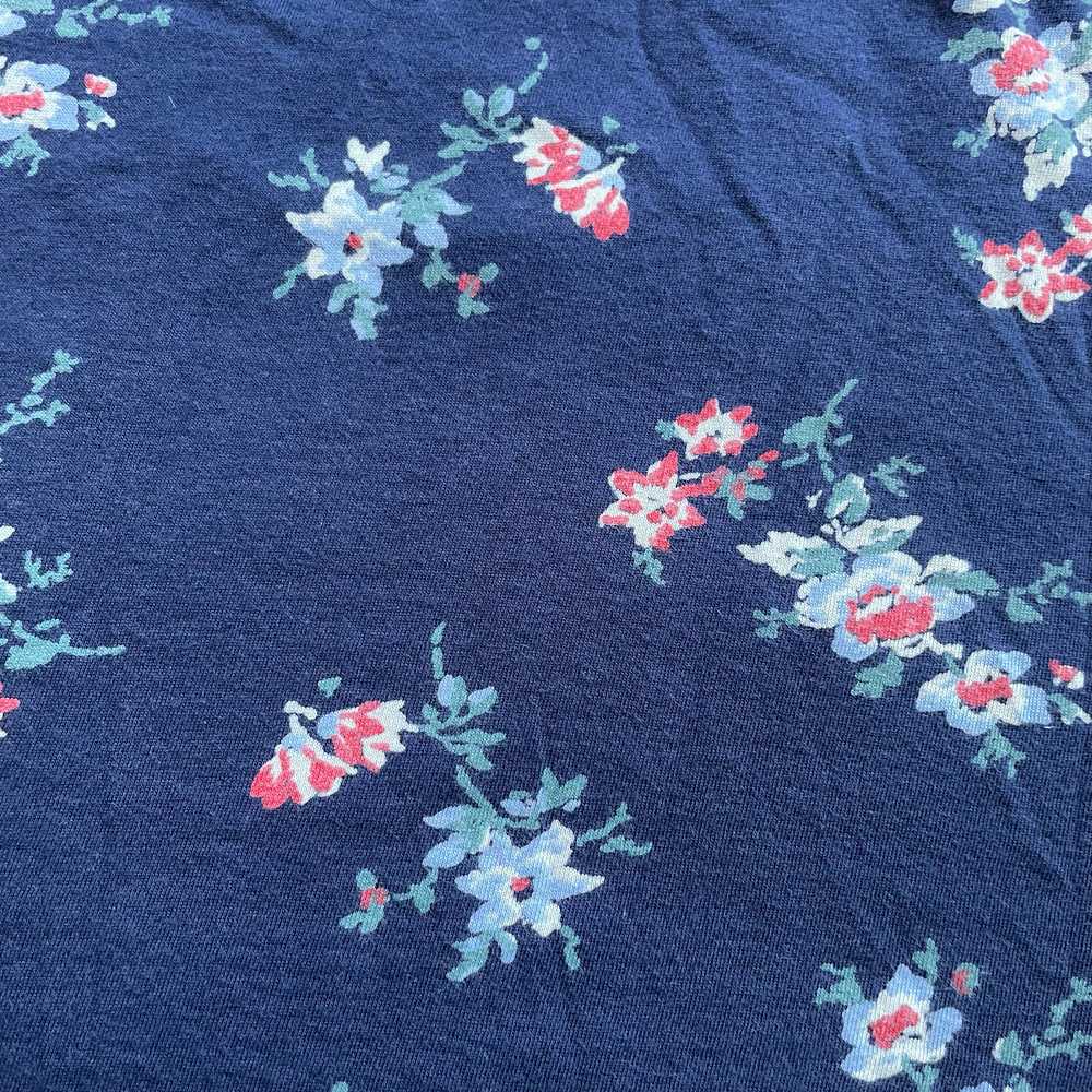 Lucky brand square neck printed top blue floral S… - image 8