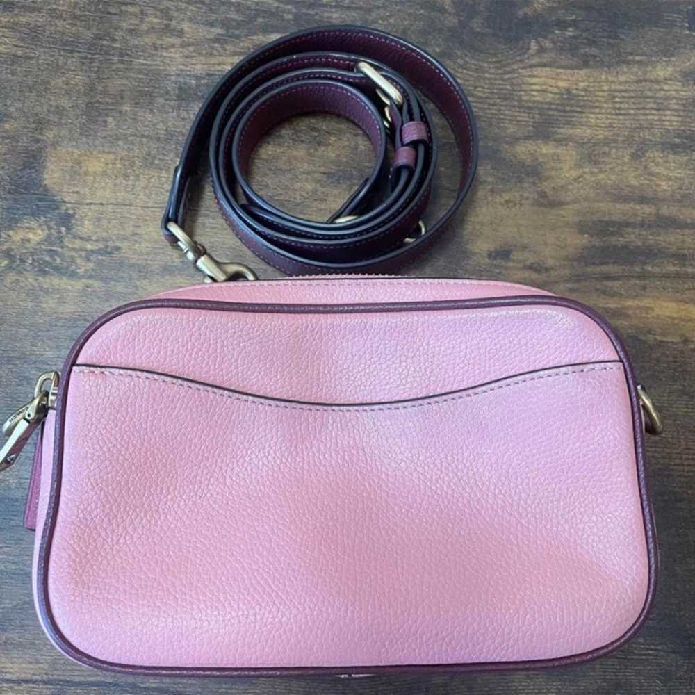 Coach Willow Pink Peach Leather Camera Bag With B… - image 2