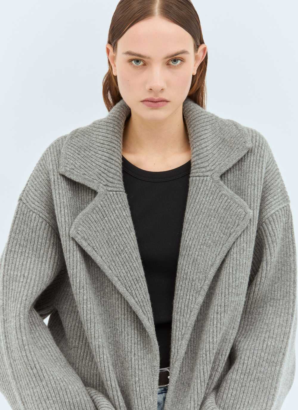 Toteme Rib-Knit Cardi Coat - image 3