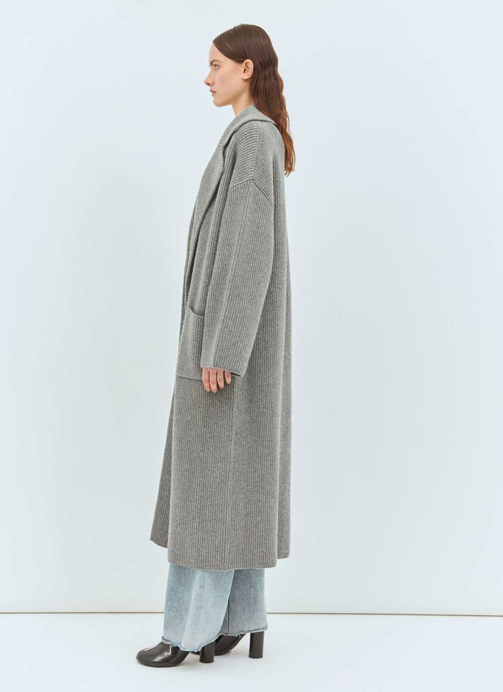 Toteme Rib-Knit Cardi Coat - image 4