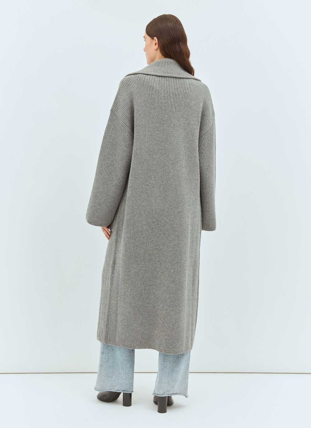 Toteme Rib-Knit Cardi Coat - image 5