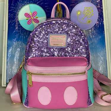 Loungefly Small World MMMA Mini 2024 Backpack