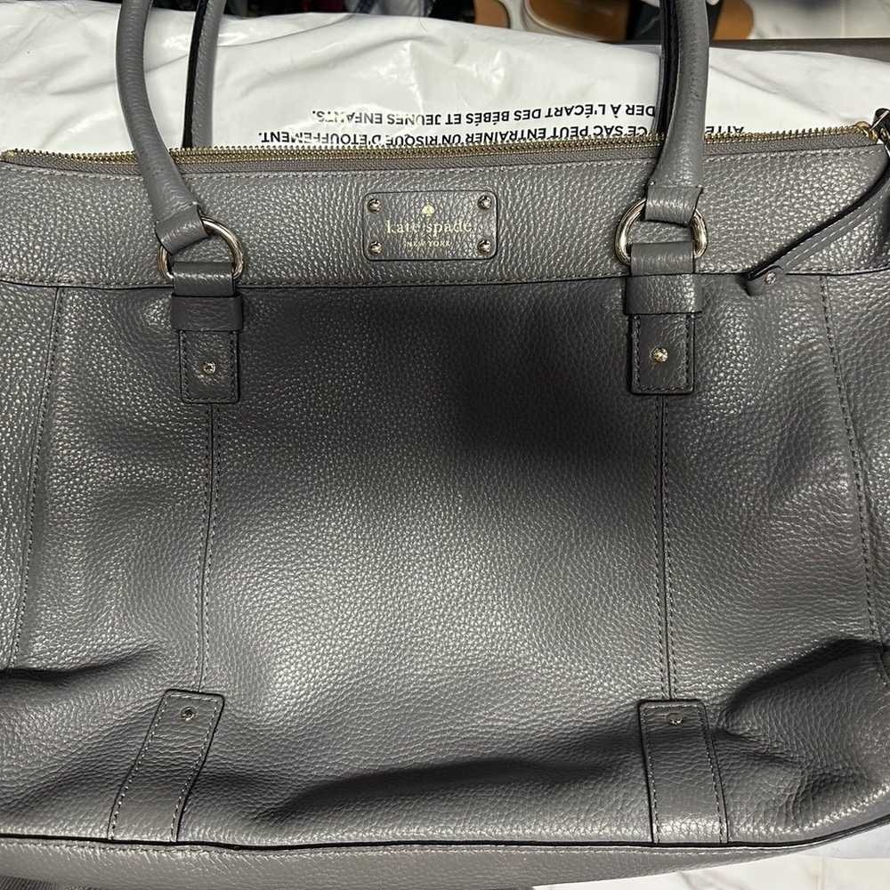 Kate Spade dark gray purse - image 1