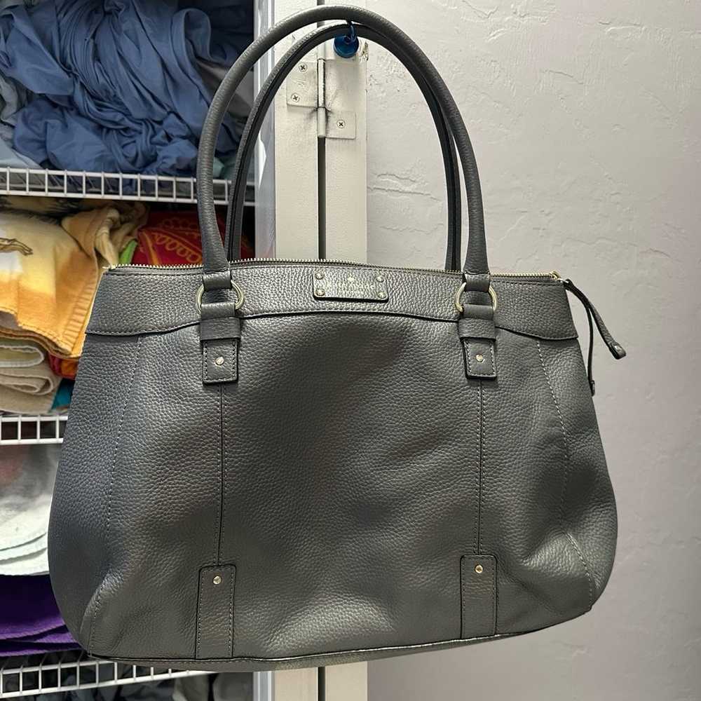 Kate Spade dark gray purse - image 5