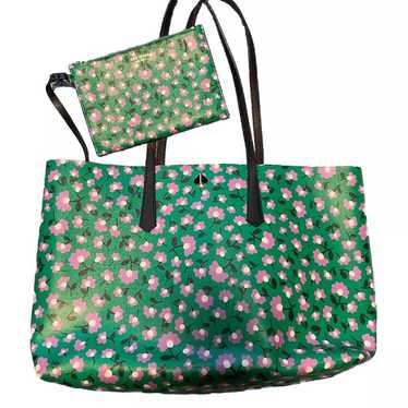 Kate Spade Molly Party Green and Purple Multi Flo… - image 1