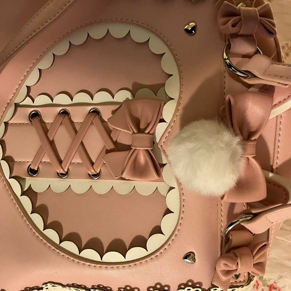 Pink bunny crossbody bag - image 2