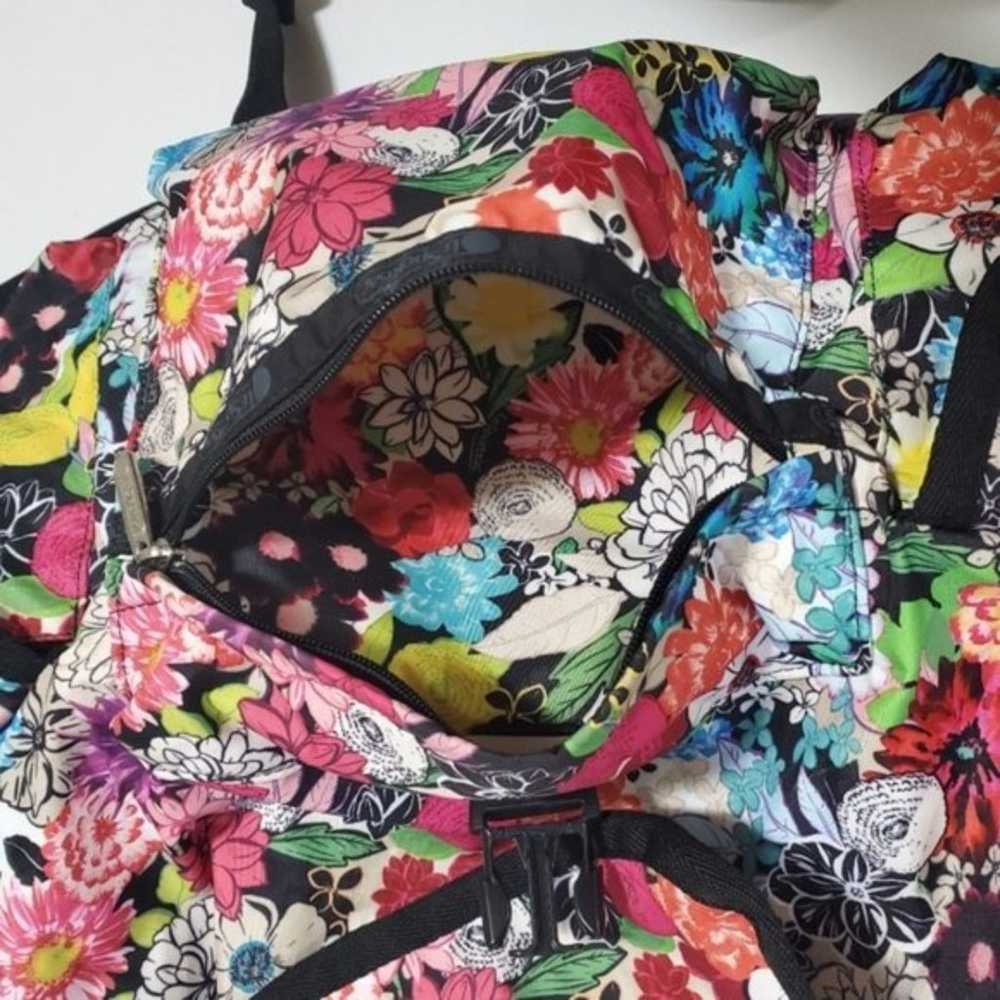 Lesportsac Voyager backpack Sunlight Floral tropi… - image 5