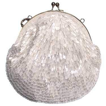 Vintage La orders Regale Sea Pearl Hand-Beaded Off-White Handbag