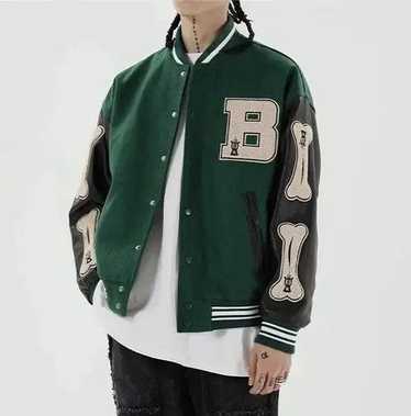 Japanese Brand × Streetwear × Varsity Jacket Skel… - image 1