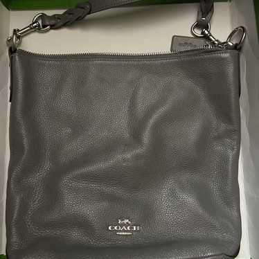 Coach beautiful grey crossbody with two straps