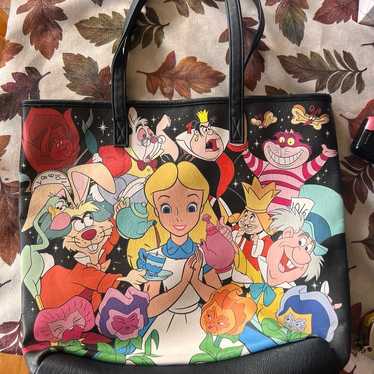 Loungefly Alice In offers Wonderland Character Print Backpack