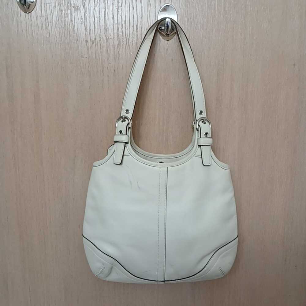 Coach Vintage Legacy,  Soho Hobo leather eggshell… - image 10