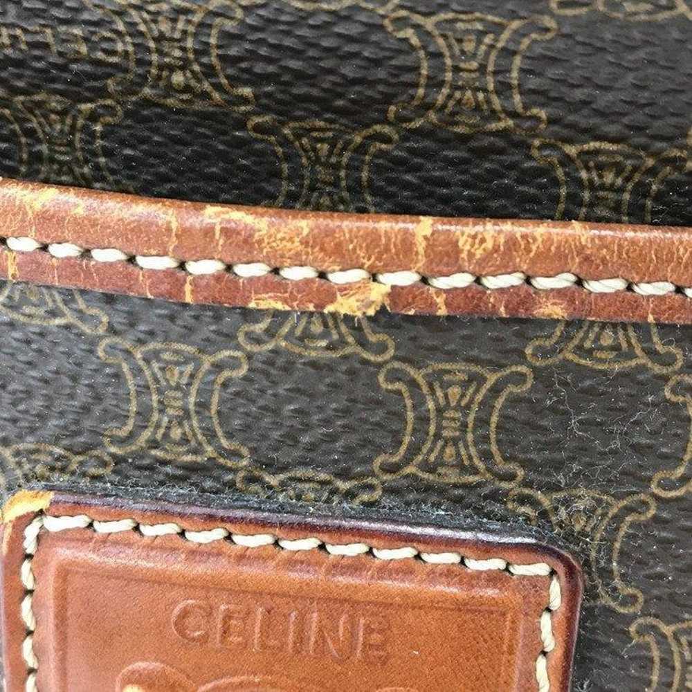 CELINE Macadam Mini Boston Handbag PVC Old - image 7