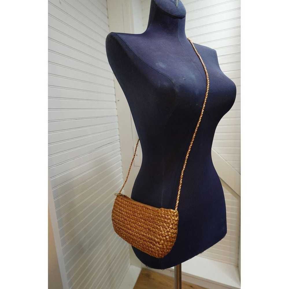 Vintage raffia crossbody mini purse - image 2