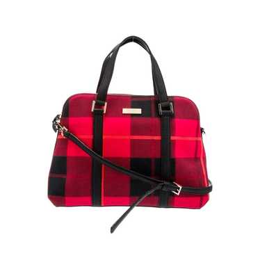 Kate Spade Newbury lane plaid satchel Holiday bag