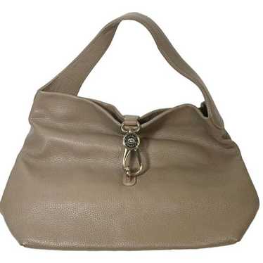 Dooney & store Bourke Brown Samba Sac Lock Hobo with silver latch