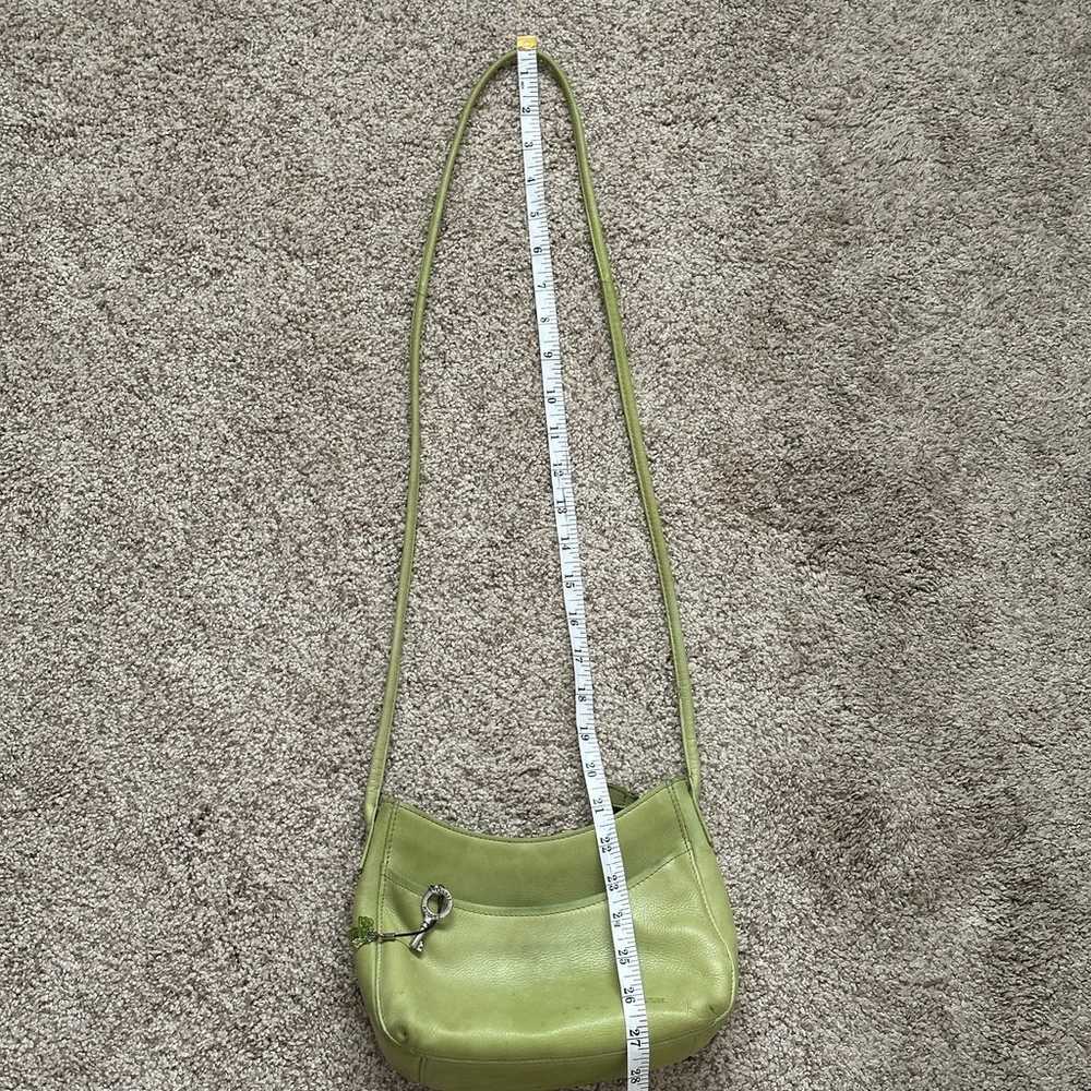 Cute Y2K Green Fossil Crossbody Leather Handbag P… - image 4