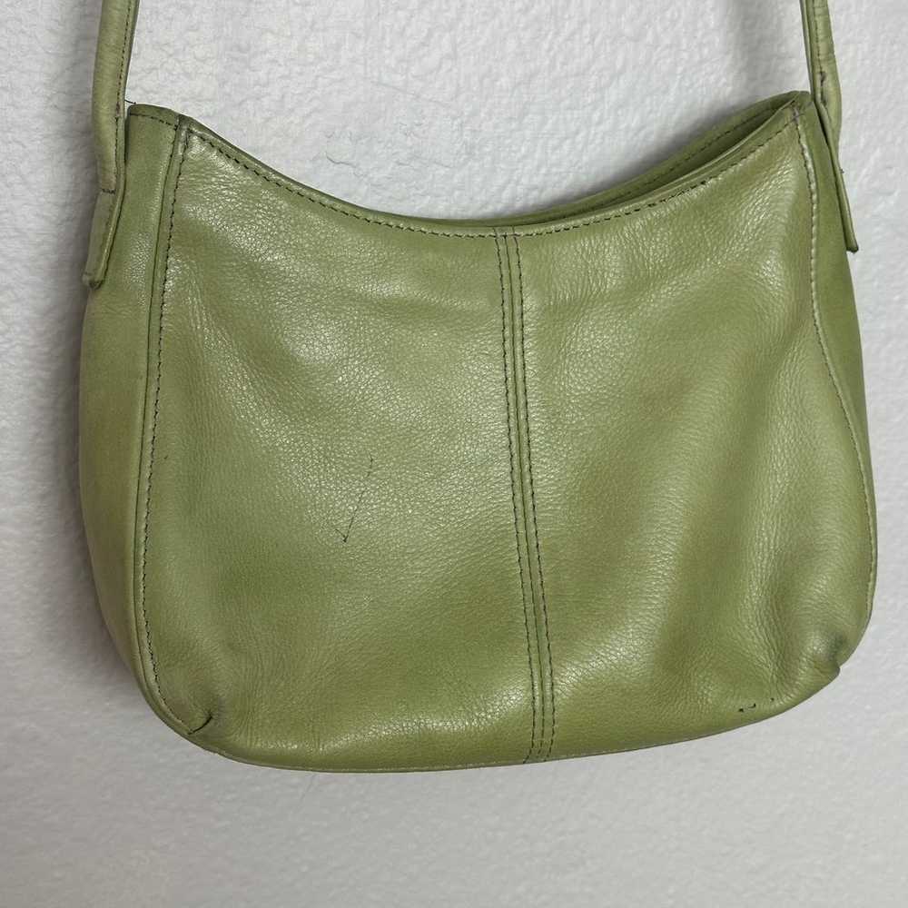 Cute Y2K Green Fossil Crossbody Leather Handbag P… - image 7