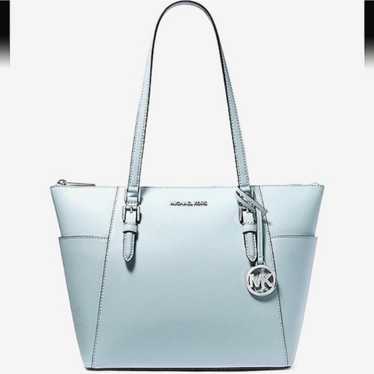 EUC Michael Kors Large Charlotte Tote Bag Mint - image 1