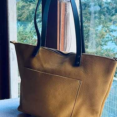 SATSUMA Medium Crossbody Zippered Tote buy - Portland Leather Goods (PLG)