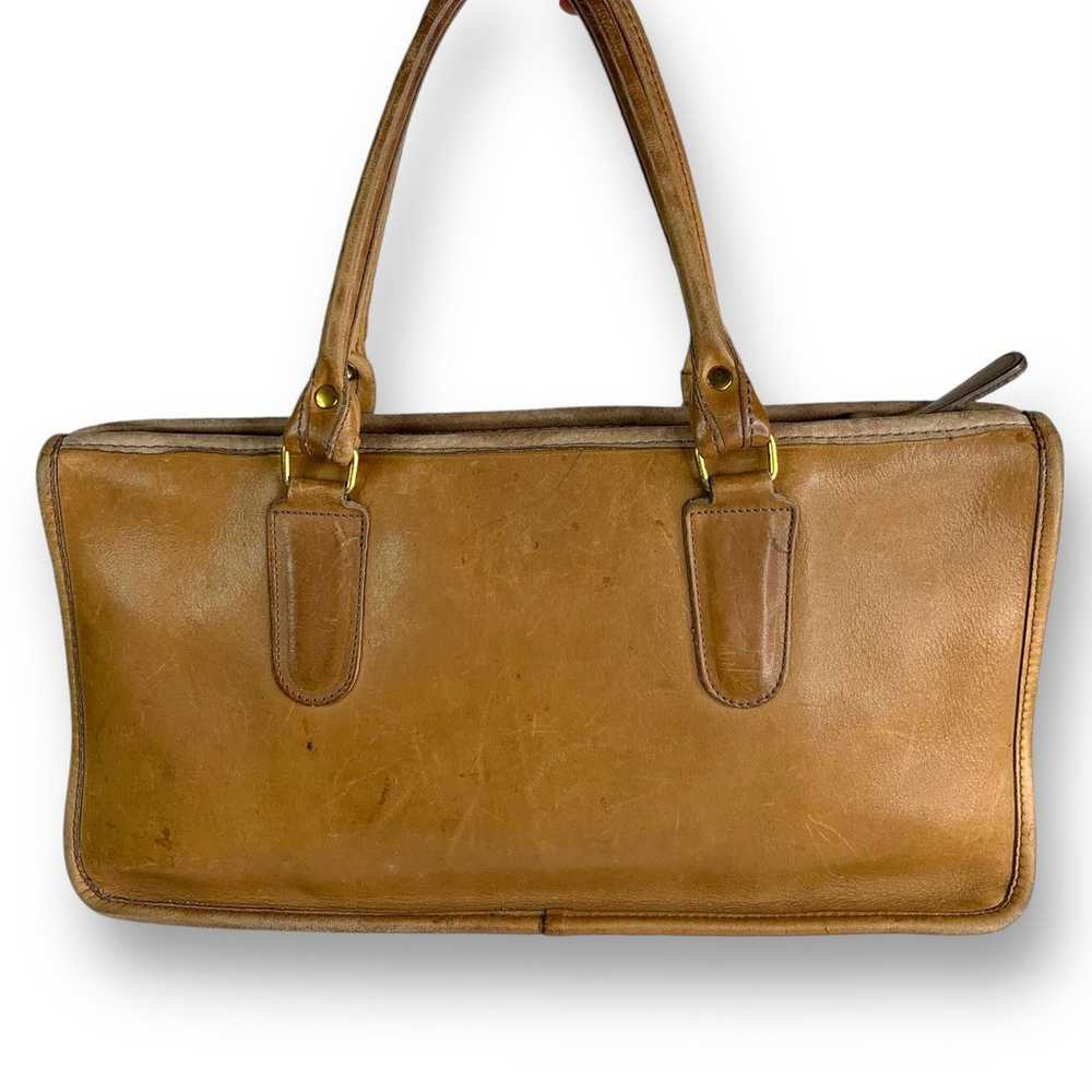 Vintage Coach Bag Purse Light Brown - image 8