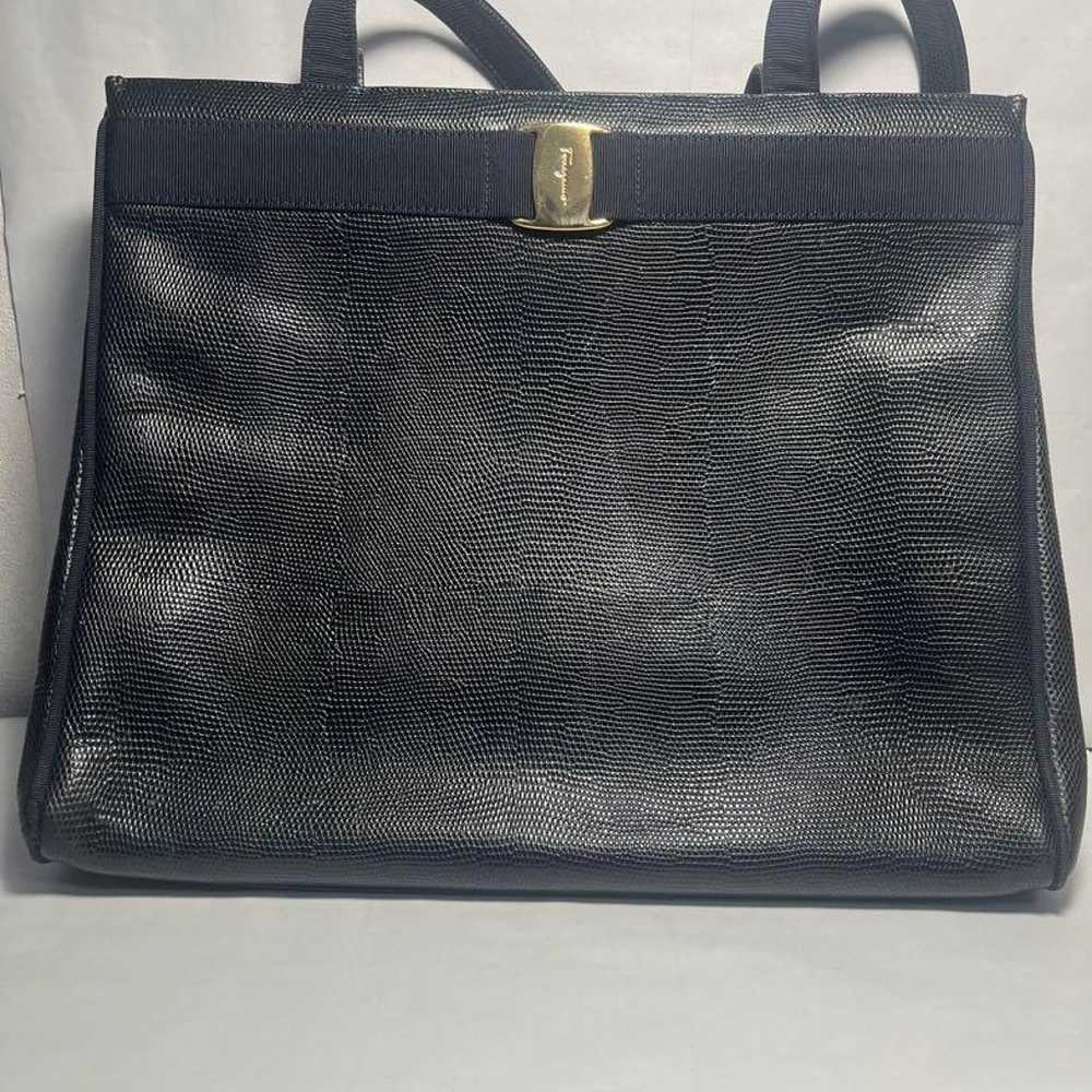 Ferragamo Vara Tote Bag Black - image 1