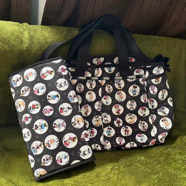 (NWT) Lesportsac Mickey and Minnie Carry buy Tote (Japan Version )