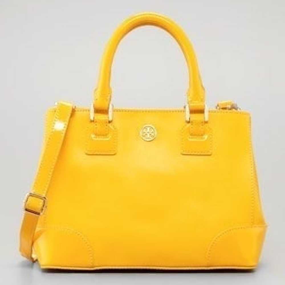 Tory Burch Mini Robinson Square Tote - image 2