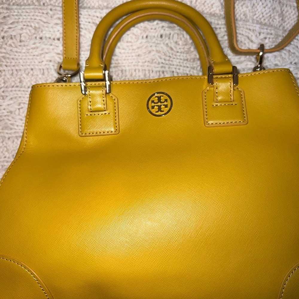 Tory Burch Mini Robinson Square Tote - image 7