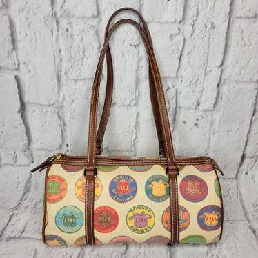 Vintage Dooney & Bourke Medallion Signature Coate… - image 1