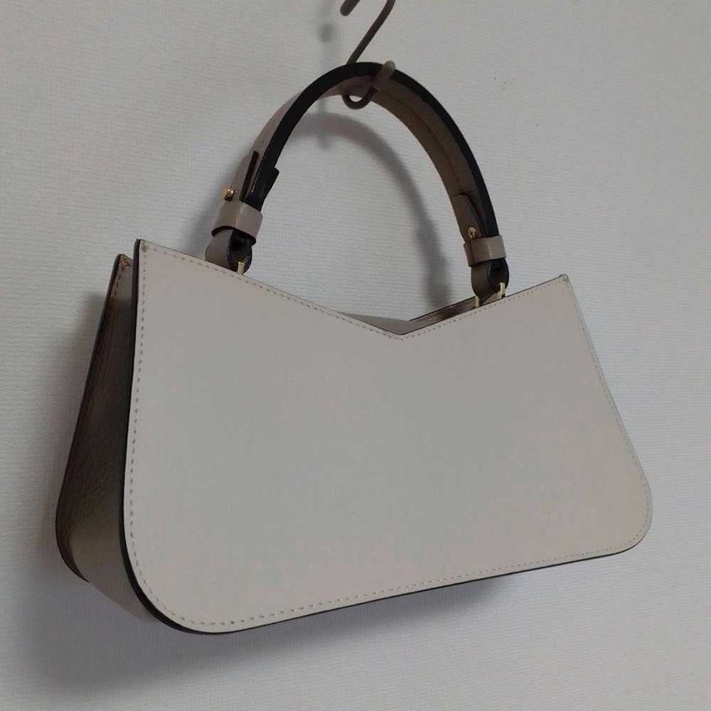 Handbag "LORISTELLA" V-cut leather combination ha… - image 10