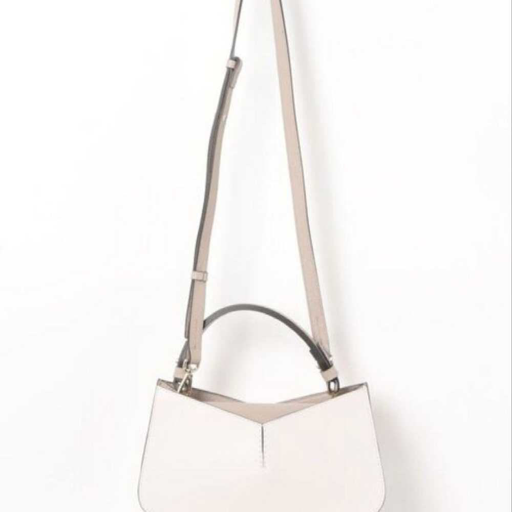 Handbag "LORISTELLA" V-cut leather combination ha… - image 2