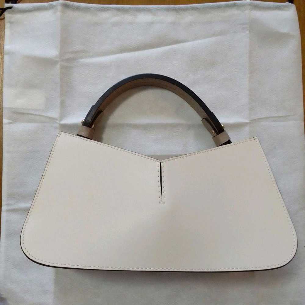 Handbag "LORISTELLA" V-cut leather combination ha… - image 7