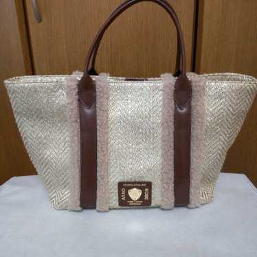 ATAO Shiki Four Seasons Tote Bag Gold Large Size … - image 1