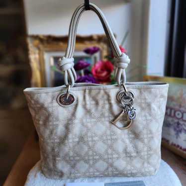 Christian Dior Beige Tote Bag